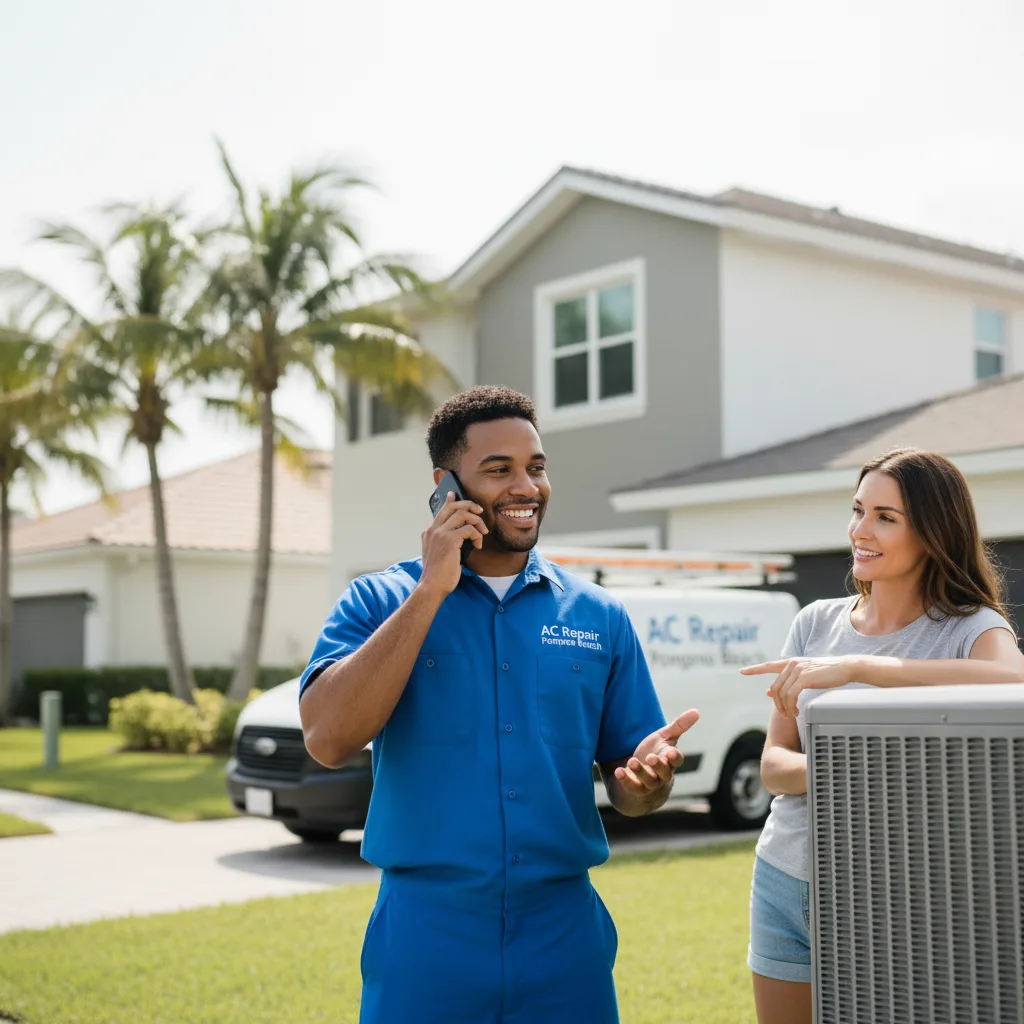 AC Repair Pompano Beach customer support in Hallstead